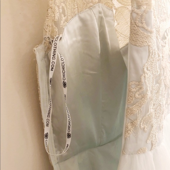 Chi Chi London Cinderella Lace Tulle Prom Dress - Picture 9 of 10